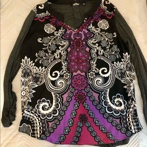 Via Milano! long sleeved shirt.